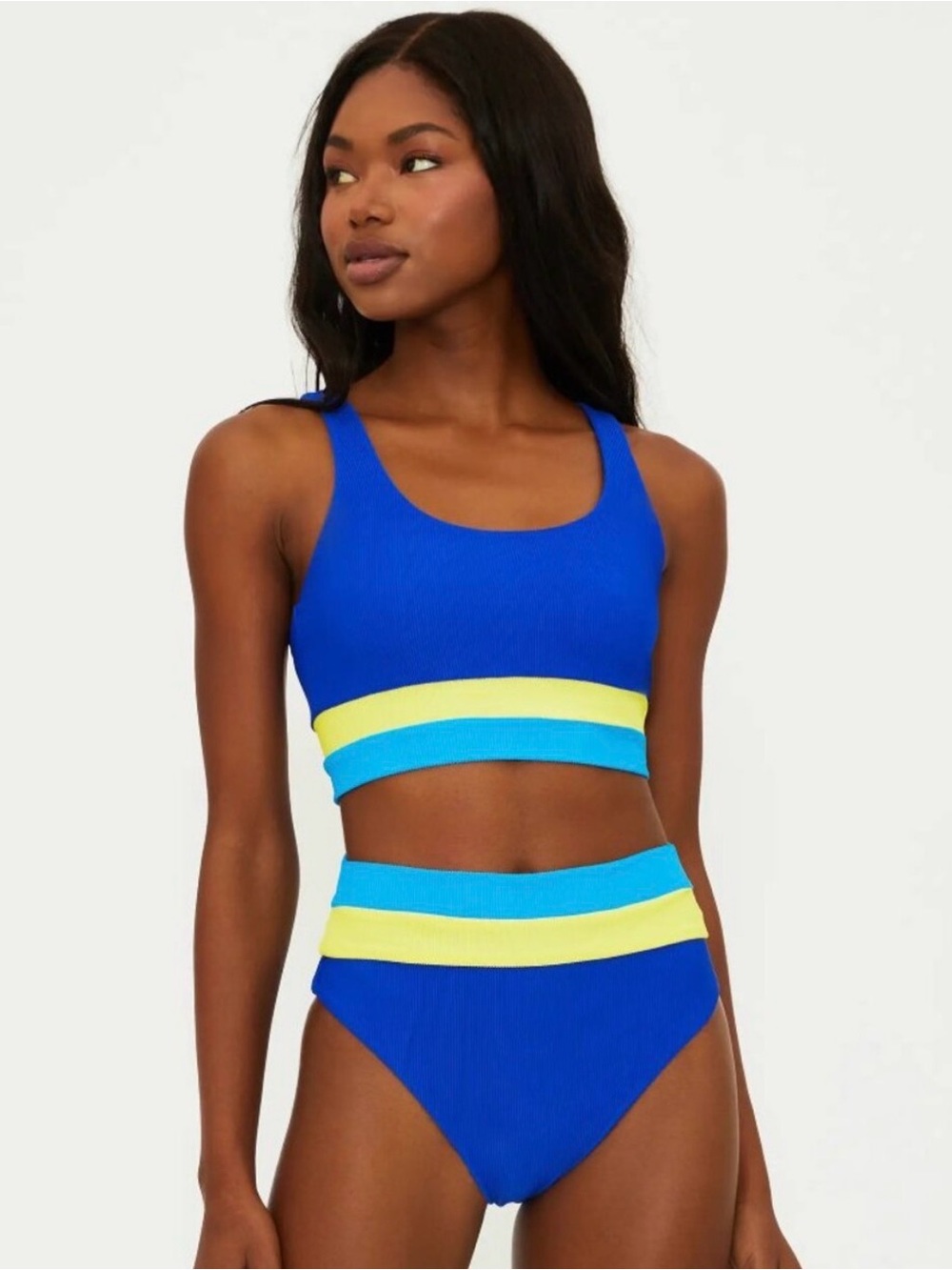 Beach Riot Mackenzie / Heidi Colorblock Bikini Set